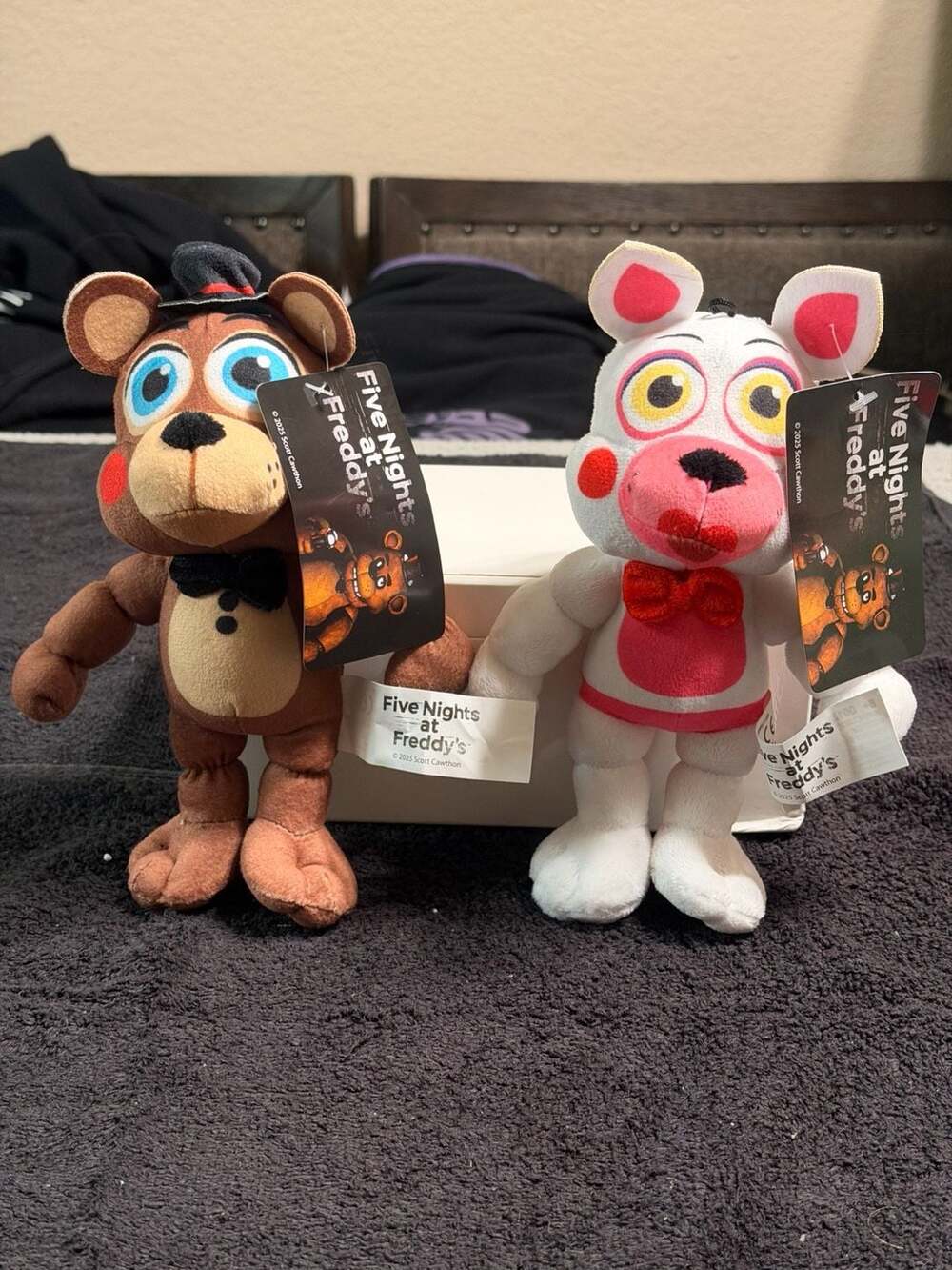 Five Nights at Freddy's Toy Freddy and Funtime Foxy Plush Toy Set with Tags